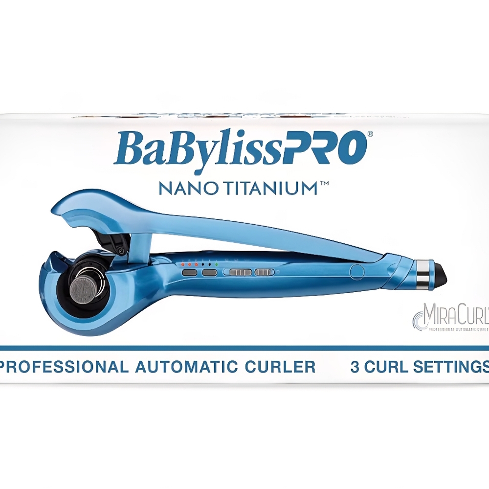 BaBylissPRO Nano Titanium Automatic Curler NEW